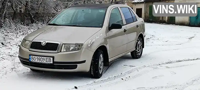 Седан Skoda Fabia 2004 1.2 л. обл. Тернопольская, Чортков - Фото 1/20