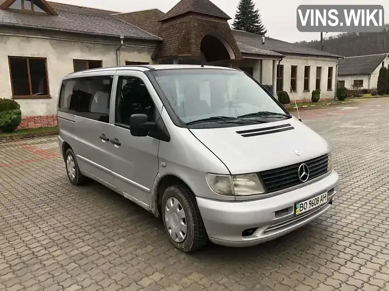 Мінівен Mercedes-Benz Vito 2002 2.15 л. Автомат обл. Тернопільська, Чортків - Фото 1/10