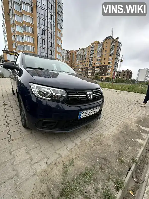 Хэтчбек Dacia Sandero 2017 1 л. обл. Черновицкая, Черновцы - Фото 1/6