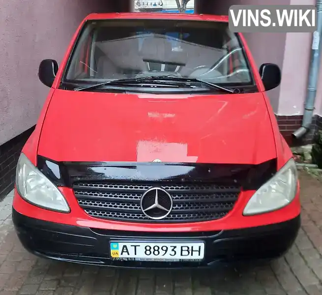 Минивэн Mercedes-Benz Vito 2004 2.15 л. Ручная / Механика обл. Ивано-Франковская, Ивано-Франковск - Фото 1/21