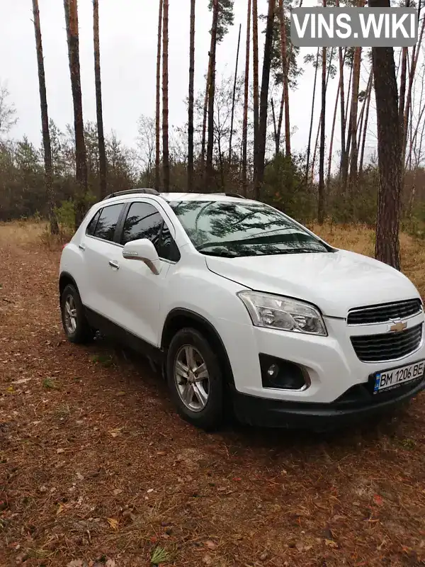 Позашляховик / Кросовер Chevrolet Tracker 2014 1.36 л. Ручна / Механіка обл. Сумська, Ромни - Фото 1/7