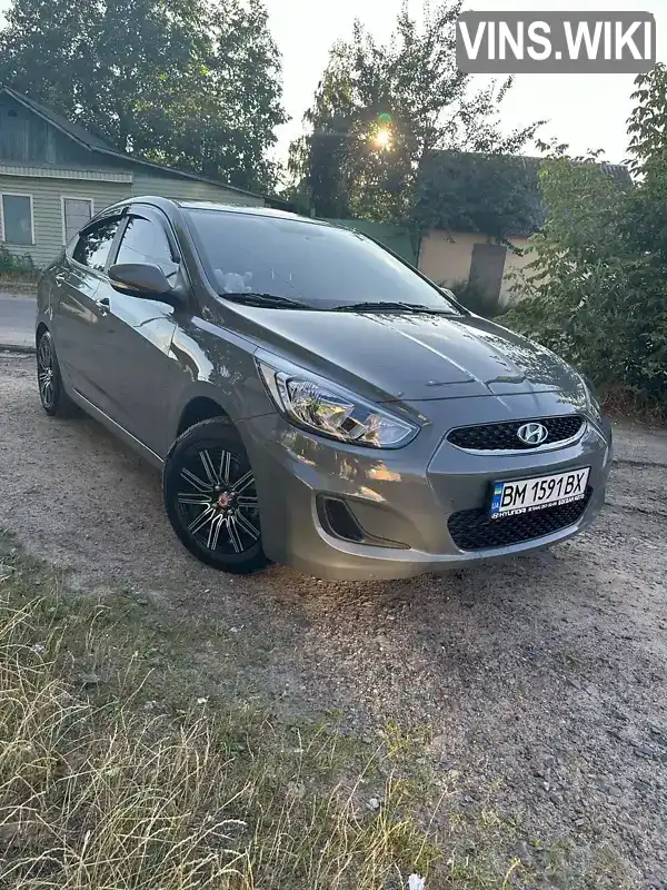 Седан Hyundai Accent 2019 1.37 л. Ручна / Механіка обл. Сумська, Шостка - Фото 1/21