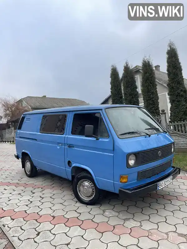 WV2ZZZ25ZHH069229 Volkswagen Transporter 1987 Фургон 1.6 л. Фото 2