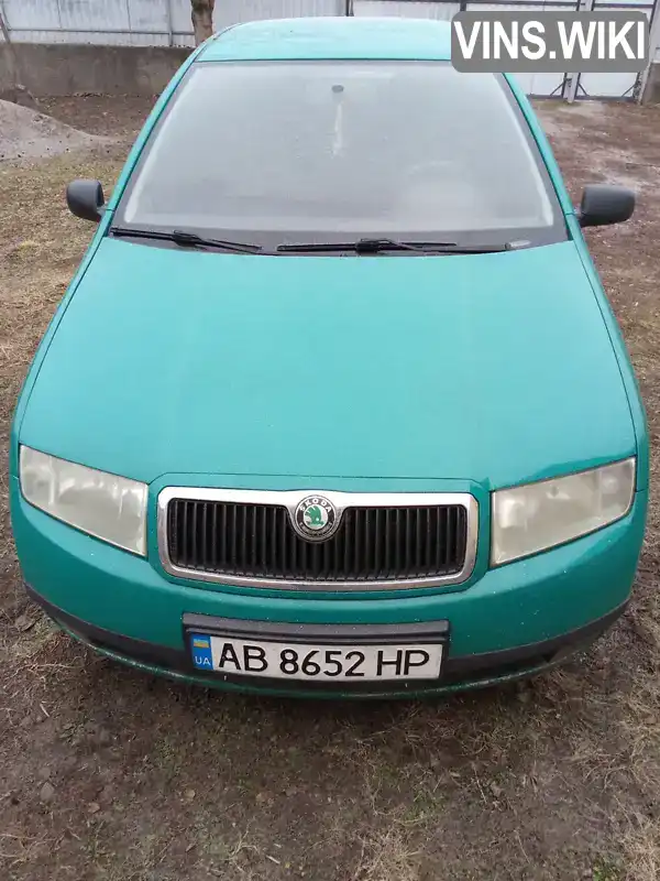 Седан Skoda Fabia 2002 1.39 л. Ручная / Механика обл. Винницкая, Калиновка - Фото 1/11