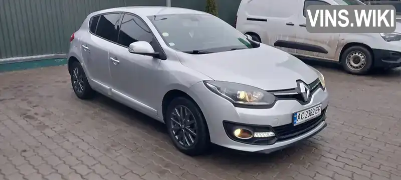 Хетчбек Renault Megane 2015 1.5 л. Ручна / Механіка обл. Волинська, location.city.volodymyr - Фото 1/21