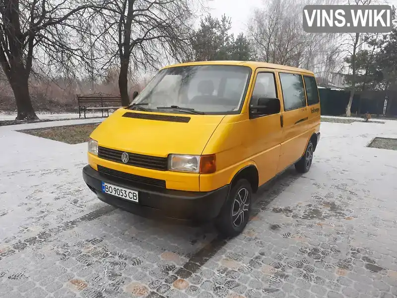 Минивэн Volkswagen Transporter 1999 1.9 л. Ручная / Механика обл. Тернопольская, Теребовля - Фото 1/21