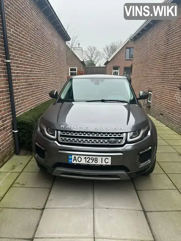 Внедорожник / Кроссовер Land Rover Range Rover Evoque 2017 2 л. Автомат обл. Закарпатская, Виноградов - Фото 1/21