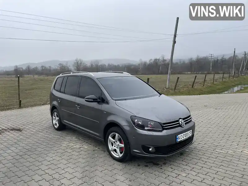 Минивэн Volkswagen Touran 2013 1.6 л. Ручная / Механика обл. Закарпатская, Свалява - Фото 1/12