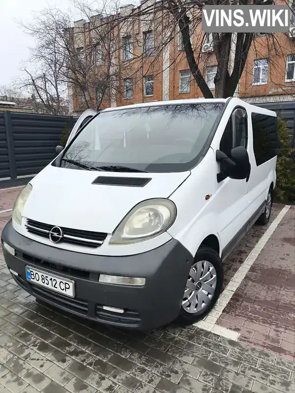 Минивэн Opel Vivaro 2004 1.87 л. Ручная / Механика обл. Черкасская, Черкассы - Фото 1/15