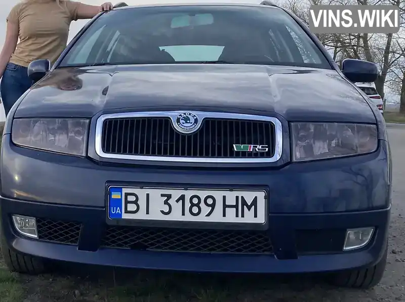 Универсал Skoda Fabia 2002 2 л. Ручная / Механика обл. Харьковская, Золочев - Фото 1/4