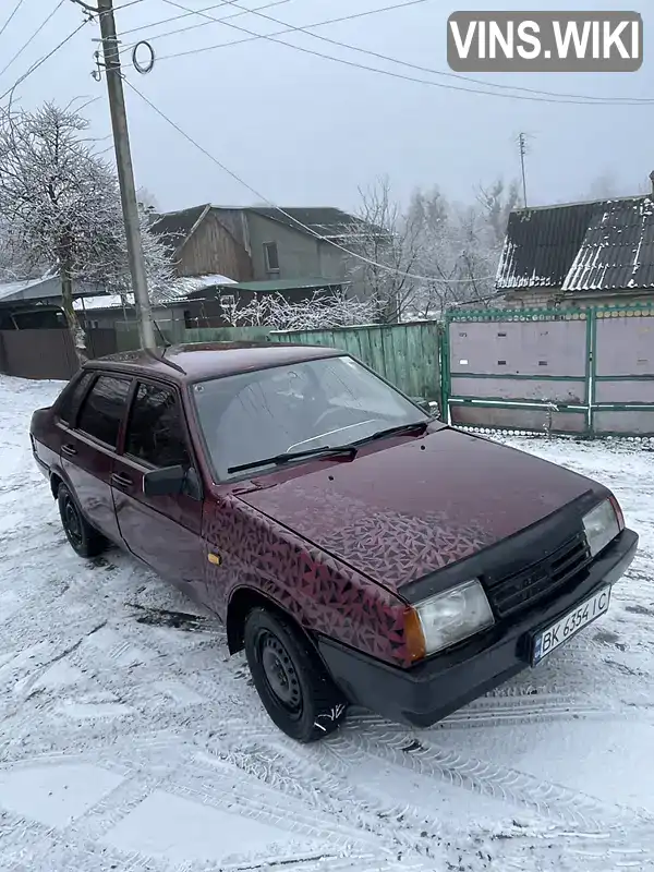 Седан ВАЗ / Lada 21099 2007 1.6 л. Ручная / Механика обл. Ровенская, Ровно - Фото 1/9