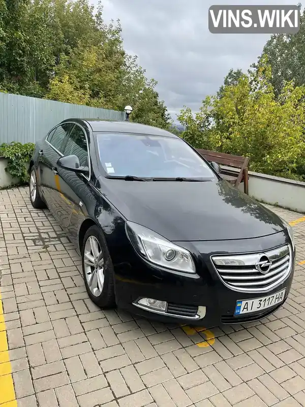 Ліфтбек Opel Insignia 2012 1.96 л. Автомат обл. Київська, Вишневе - Фото 1/16