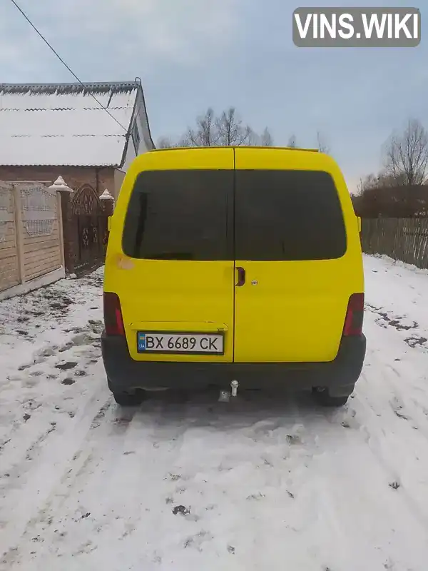 Мінівен Peugeot Partner 1999 1.87 л. обл. Рівненська, Острог - Фото 1/5