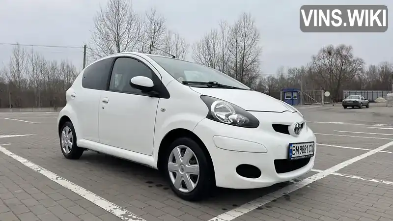 Хэтчбек Toyota Aygo 2011 1 л. Ручная / Механика обл. Сумская, Сумы - Фото 1/13