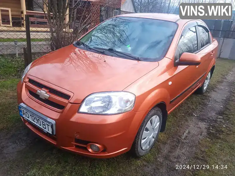 Седан Chevrolet Aveo 2008 1.5 л. Ручна / Механіка обл. Закарпатська, Тячів - Фото 1/14