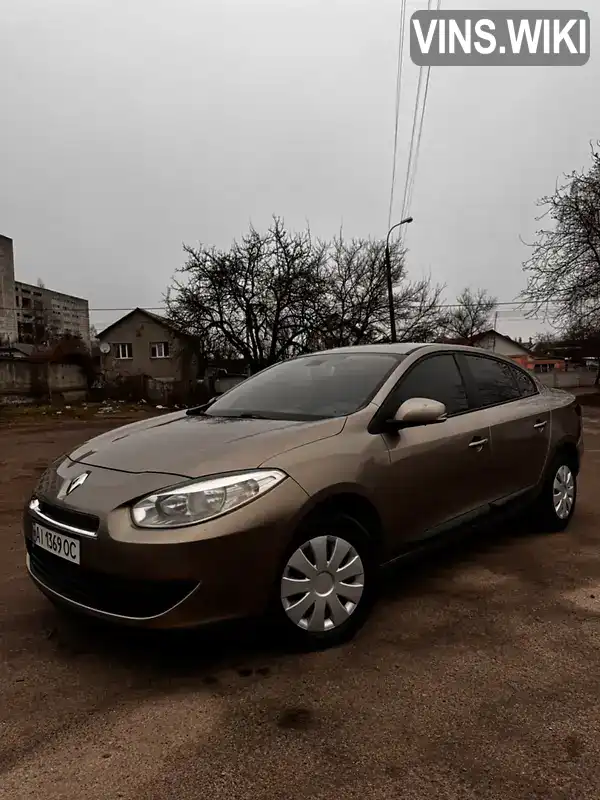 Седан Renault Fluence 2010 1.6 л. Автомат обл. Київська, Бровари - Фото 1/17