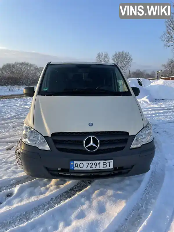 Мінівен Mercedes-Benz Vito 2011 2.2 л. Ручна / Механіка обл. Закарпатська, Хуст - Фото 1/10