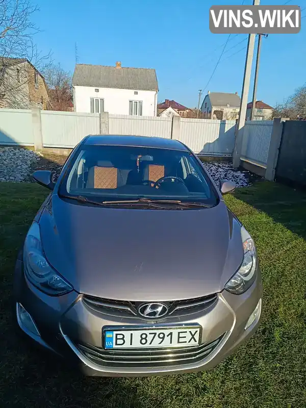 Седан Hyundai Elantra 2012 1.8 л. Ручна / Механіка обл. Львівська, Городок - Фото 1/11