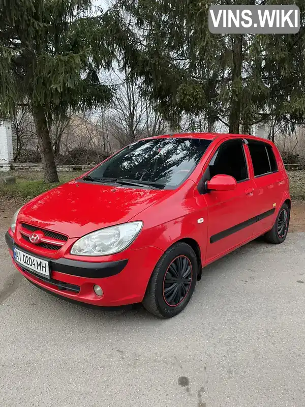 Хэтчбек Hyundai Getz 2008 1.4 л. Ручная / Механика обл. Киевская, Мироновка - Фото 1/21