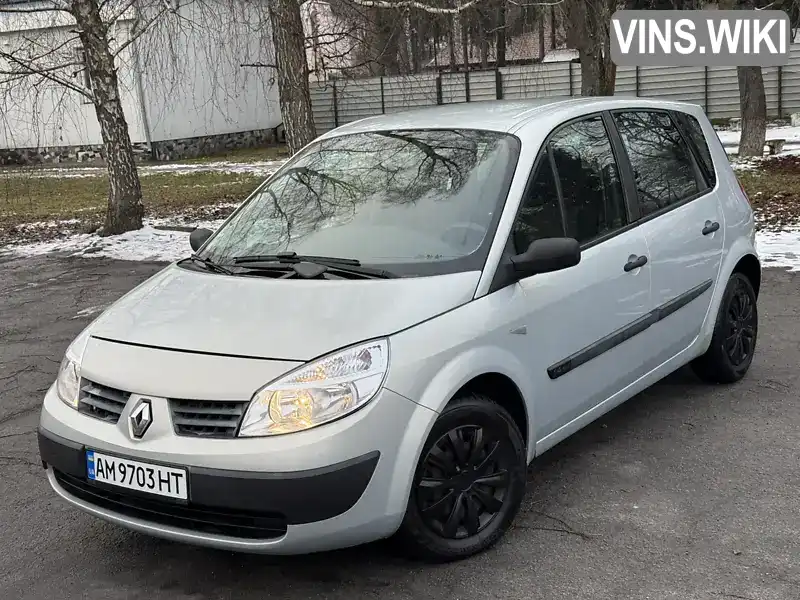 Мінівен Renault Scenic 2004 1.4 л. Ручна / Механіка обл. Житомирська, Звягель - Фото 1/21