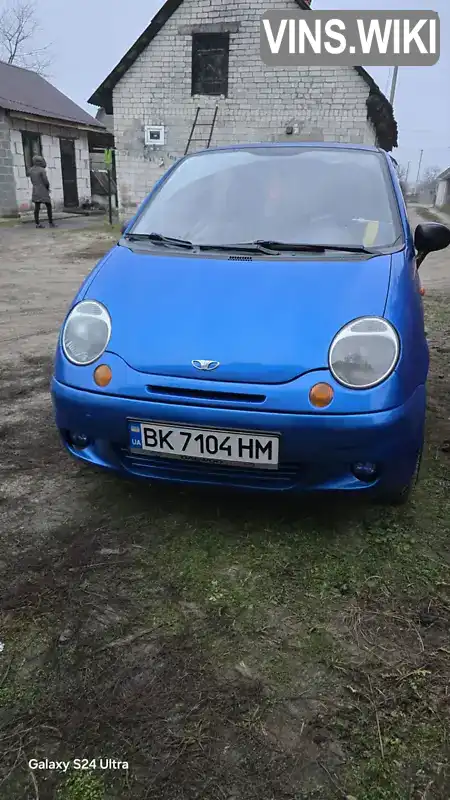 Хетчбек Daewoo Matiz 2011 0.8 л. Ручна / Механіка обл. Рівненська, Зарічне - Фото 1/8