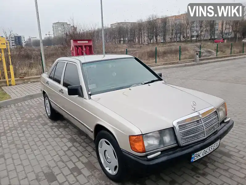 Седан Mercedes-Benz 190 1987 2 л. Ручна / Механіка обл. Рівненська, Рівне - Фото 1/21