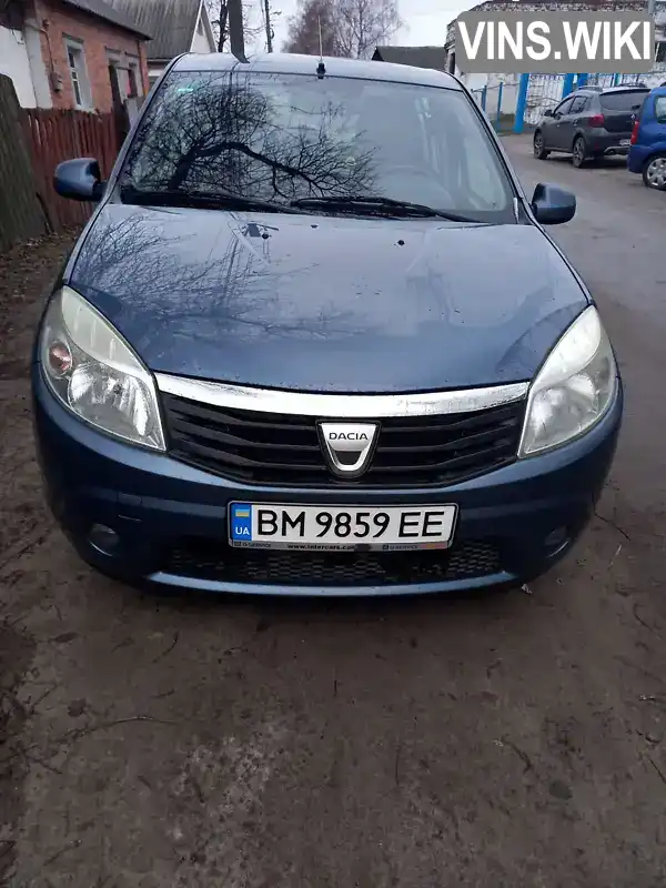 Хэтчбек Dacia Sandero 2008 1.6 л. Ручная / Механика обл. Сумская, Тростянец - Фото 1/11