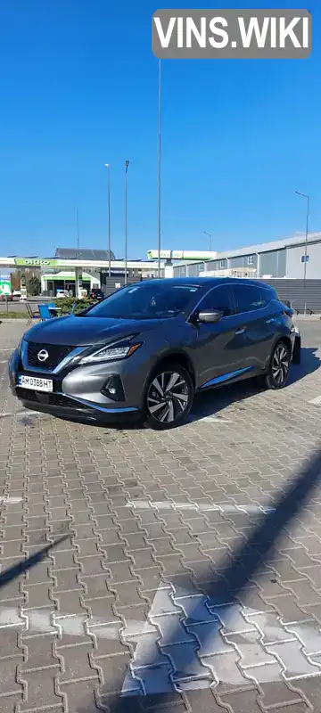 Позашляховик / Кросовер Nissan Murano 2023 3.5 л. Автомат обл. Житомирська, Житомир - Фото 1/21