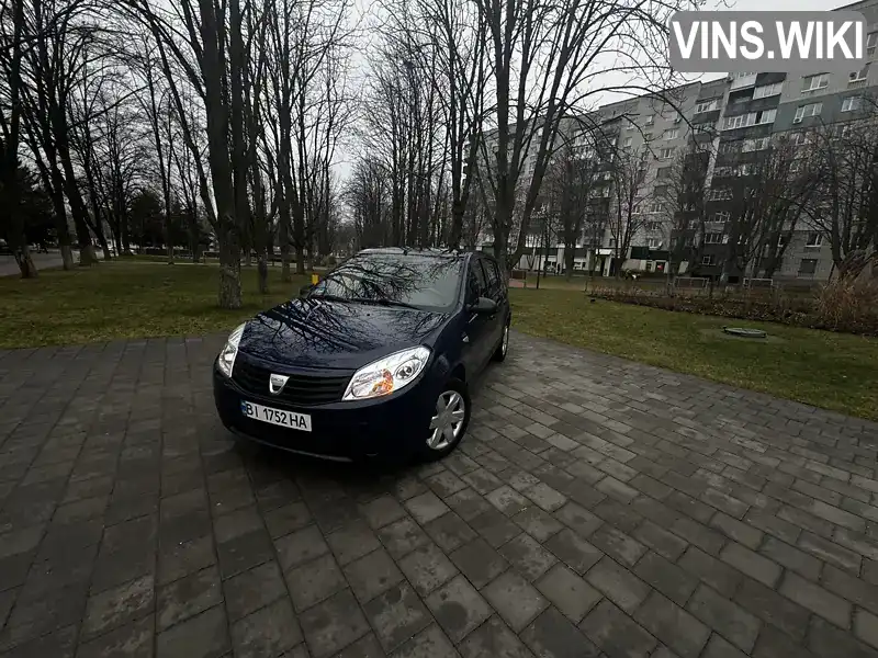 Хетчбек Dacia Sandero 2008 1.39 л. Ручна / Механіка обл. Полтавська, Кременчук - Фото 1/13