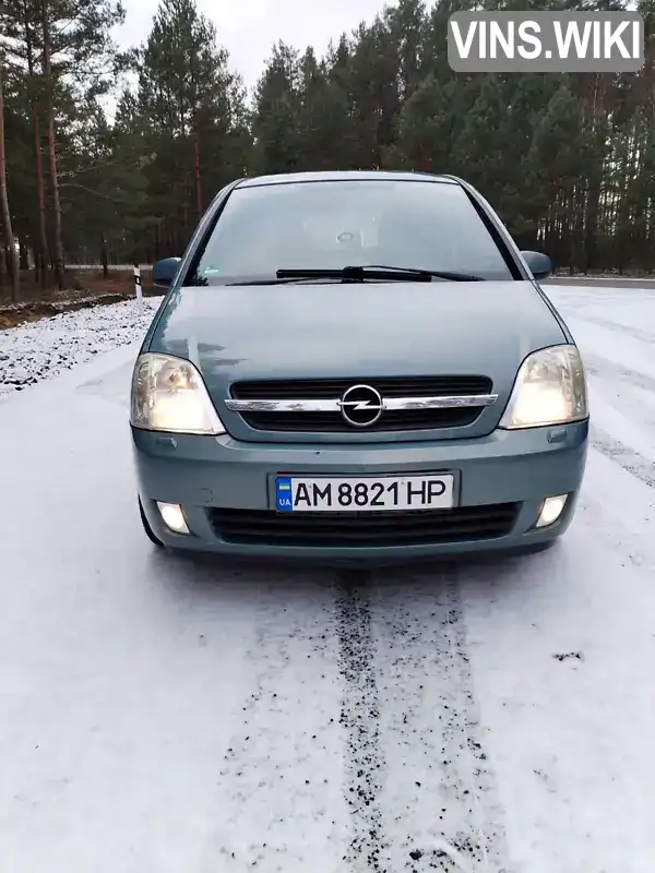 Мікровен Opel Meriva 2005 1.6 л. Ручна / Механіка обл. Житомирська, Звягель - Фото 1/21