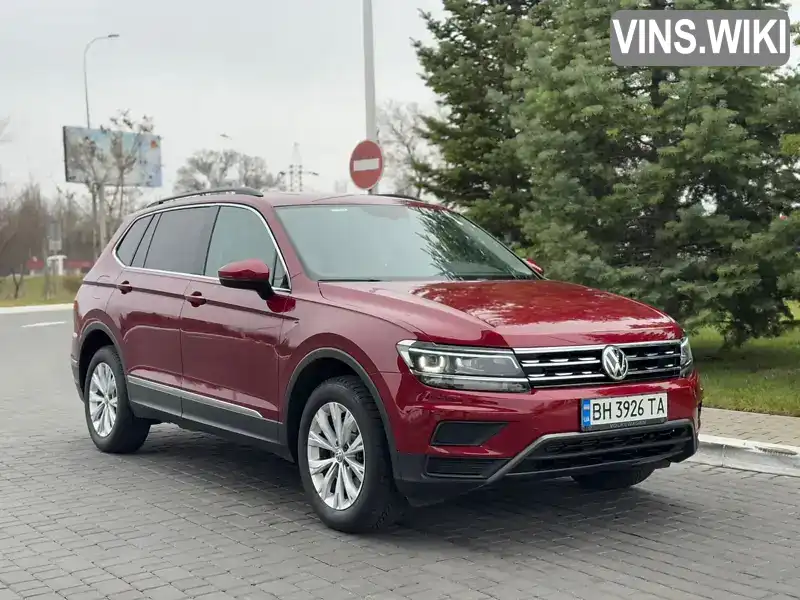 Позашляховик / Кросовер Volkswagen Tiguan 2018 1.98 л. Автомат обл. Одеська, Одеса - Фото 1/21