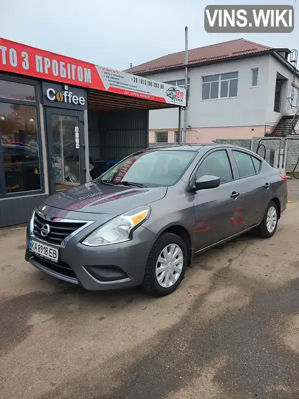 Седан Nissan Versa 2017 1.6 л. обл. Черкаська, Кам'янка - Фото 1/10