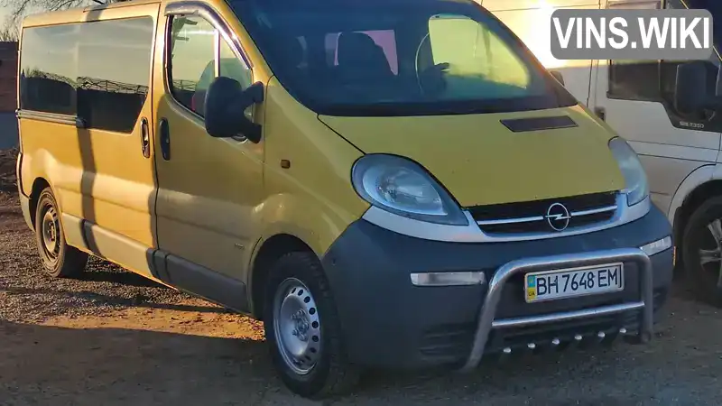 Мінівен Opel Vivaro 2006 1.9 л. Ручна / Механіка обл. Миколаївська, Первомайськ - Фото 1/10