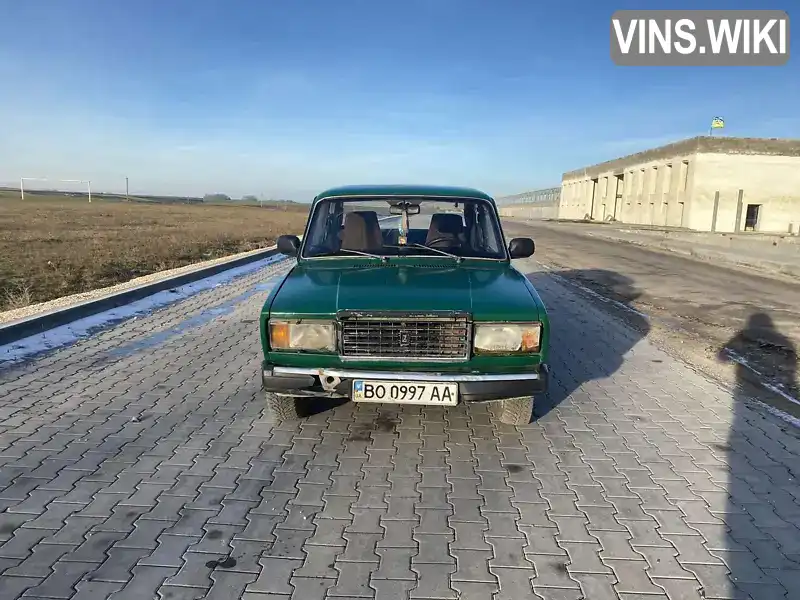 Седан ВАЗ / Lada 2107 1988 1.5 л. Ручна / Механіка обл. Тернопільська, Збараж - Фото 1/9