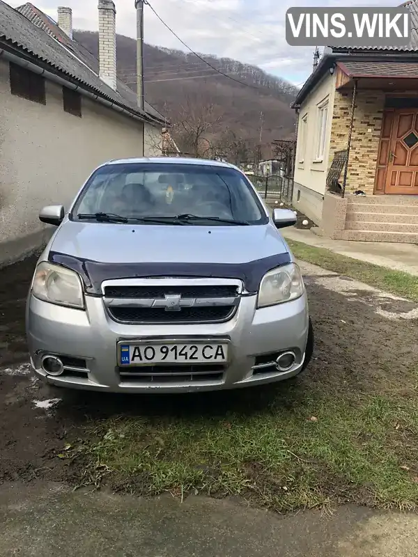 Седан Chevrolet Aveo 2007 1.5 л. Ручная / Механика обл. Закарпатская, Ужгород - Фото 1/8