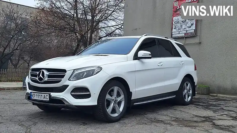 Позашляховик / Кросовер Mercedes-Benz GLE-Class 2018 2.14 л. Автомат обл. Запорізька, Запоріжжя - Фото 1/21