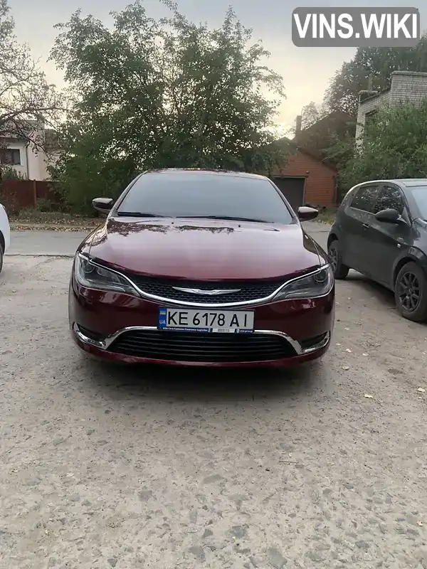 Седан Chrysler 200 2014 2.36 л. Автомат обл. Дніпропетровська, Нікополь - Фото 1/21