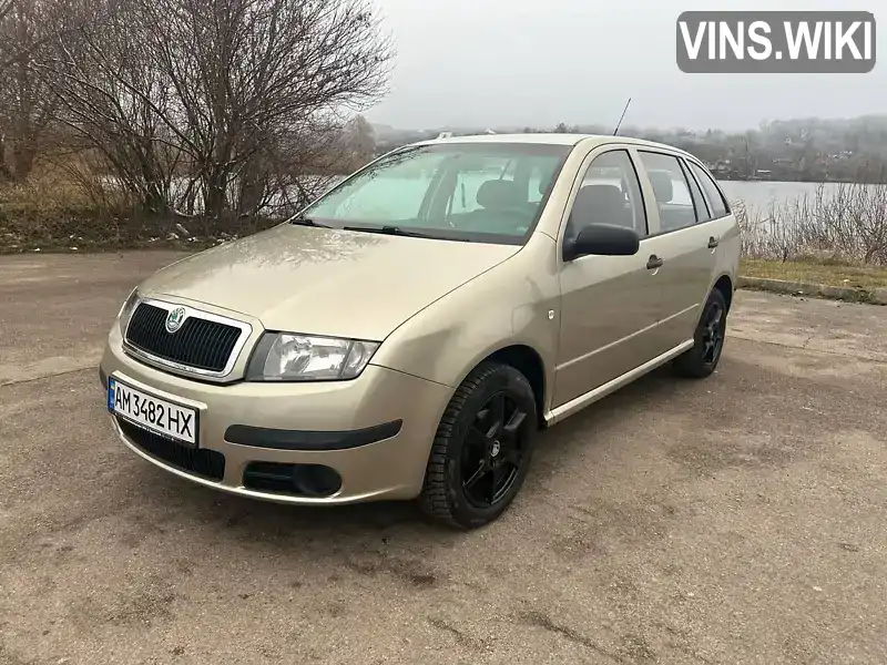 Універсал Skoda Fabia 2005 1.39 л. Автомат обл. Житомирська, Бердичів - Фото 1/21