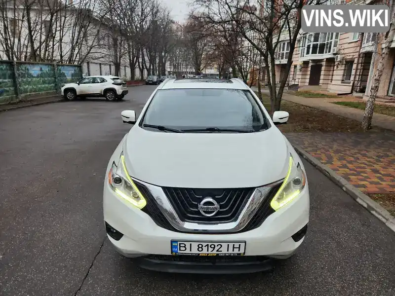 Позашляховик / Кросовер Nissan Murano 2015 3.5 л. Варіатор обл. Полтавська, Полтава - Фото 1/21