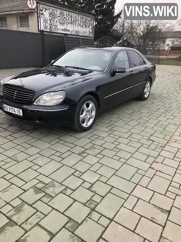 Седан Mercedes-Benz S-Class 2000 3.22 л. Автомат обл. Закарпатська, Виноградів - Фото 1/21