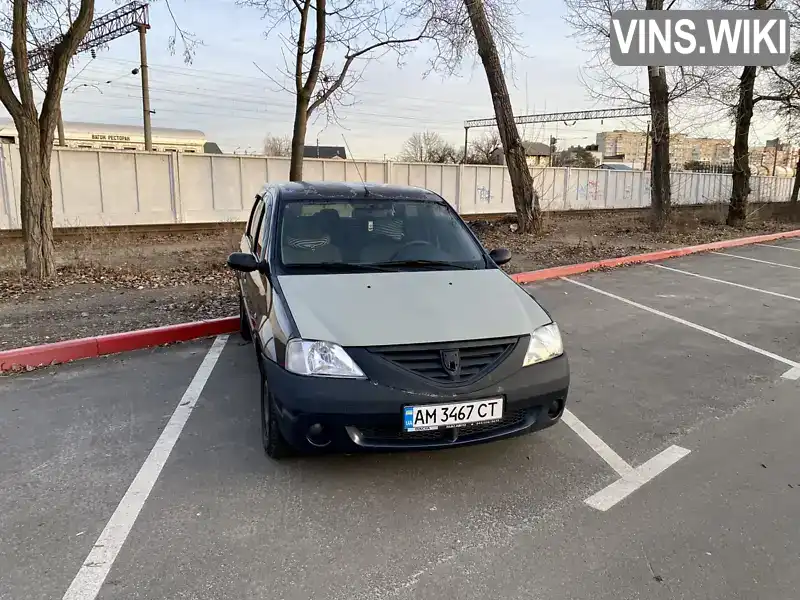 Седан Dacia Logan 2007 1.6 л. Ручна / Механіка обл. Київська, Ірпінь - Фото 1/13