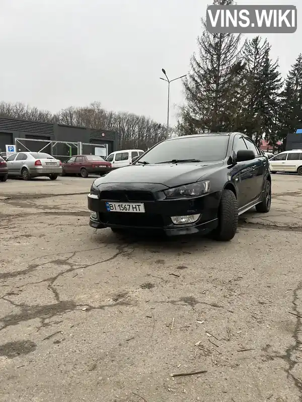 Седан Mitsubishi Lancer 2007 2 л. Ручна / Механіка обл. Полтавська, Полтава - Фото 1/9