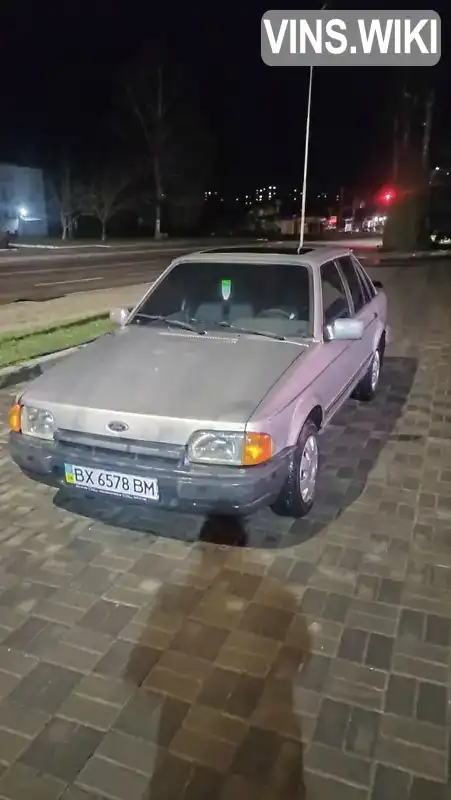 Хетчбек Ford Escort 1988 1.4 л. Ручна / Механіка обл. Хмельницька, Хмельницький - Фото 1/9