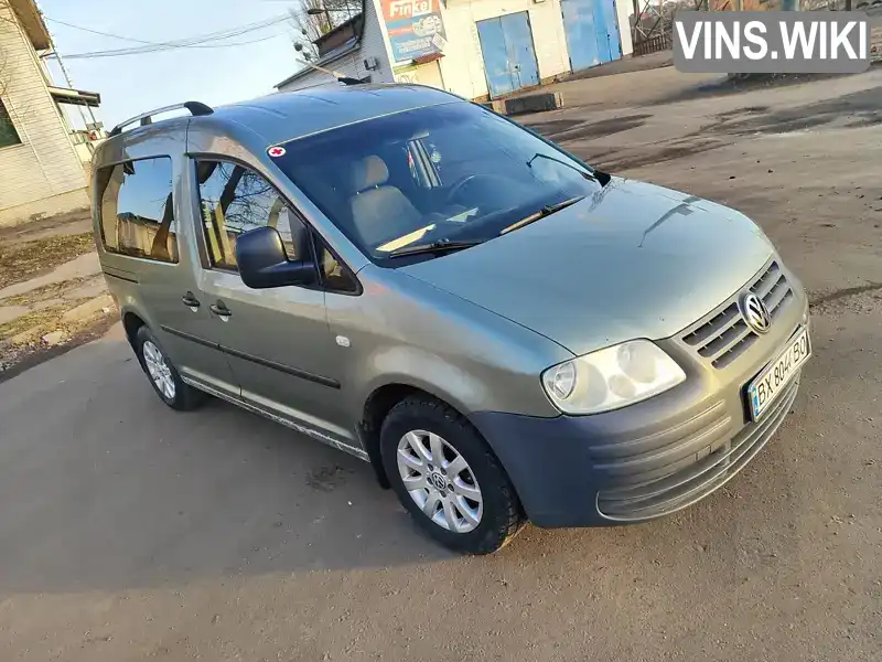 Мінівен Volkswagen Caddy 2005 1.97 л. Ручна / Механіка обл. Хмельницька, Хмельницький - Фото 1/12