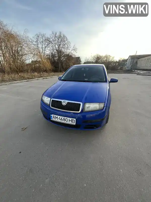 Хетчбек Skoda Fabia 2006 1.39 л. Ручна / Механіка обл. Житомирська, Житомир - Фото 1/8