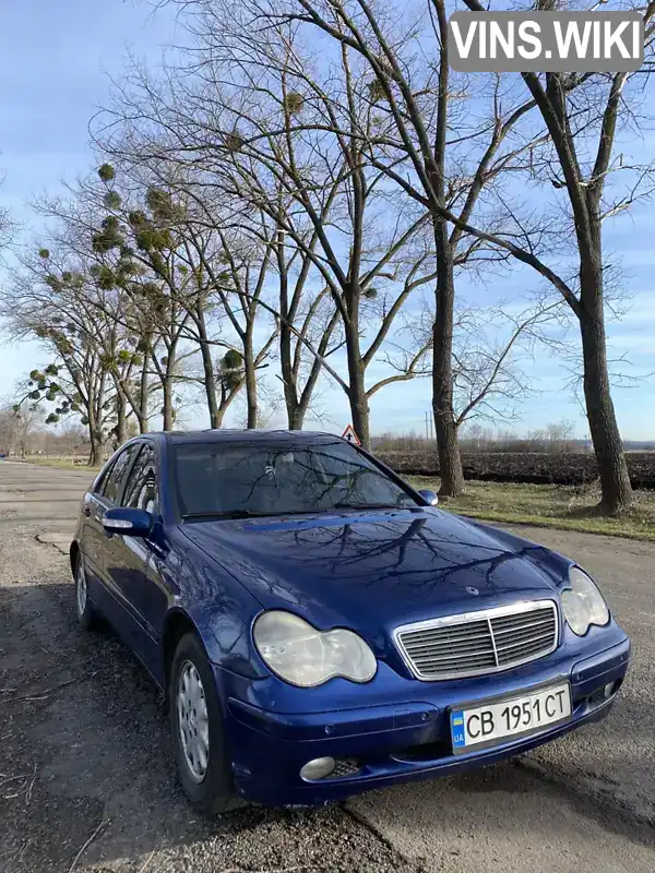 Седан Mercedes-Benz C-Class 2001 2 л. Автомат обл. Черкаська, Умань - Фото 1/19