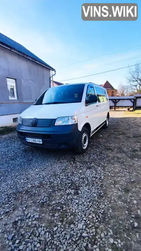 Мінівен Volkswagen Transporter 2006 1.9 л. Ручна / Механіка обл. Закарпатська, Мукачево - Фото 1/11