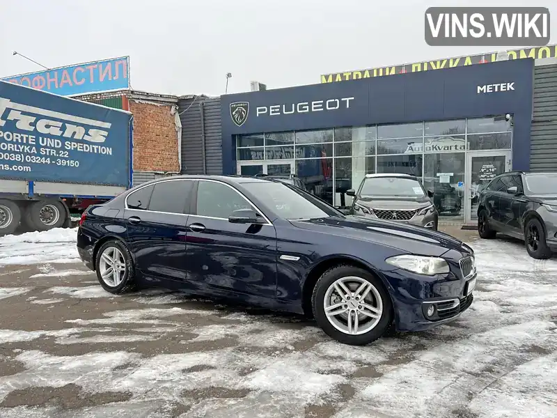 Седан BMW 5 Series 2014 2 л. Автомат обл. Черниговская, Чернигов - Фото 1/21