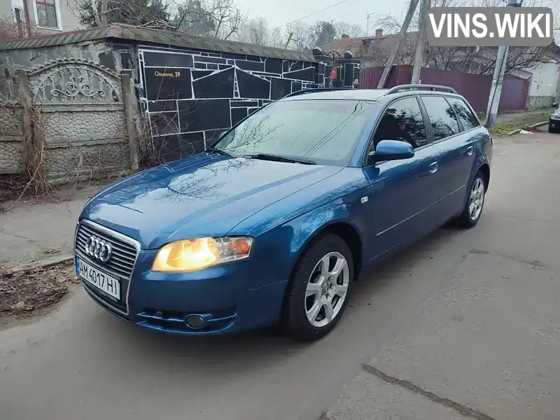 Универсал Audi A4 2007 1.9 л. Ручная / Механика обл. Житомирская, Житомир - Фото 1/17