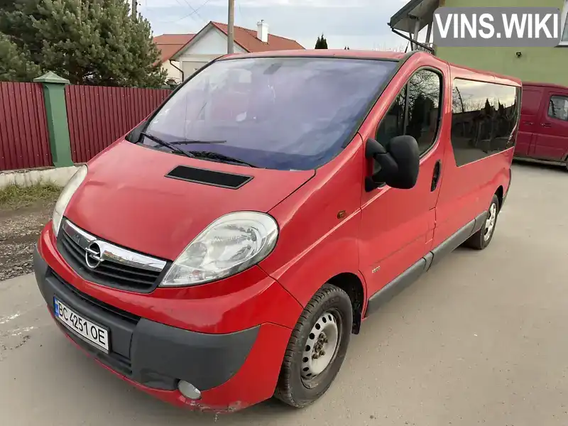 Мінівен Opel Vivaro 2008 2 л. Ручна / Механіка обл. Львівська, Самбір - Фото 1/11